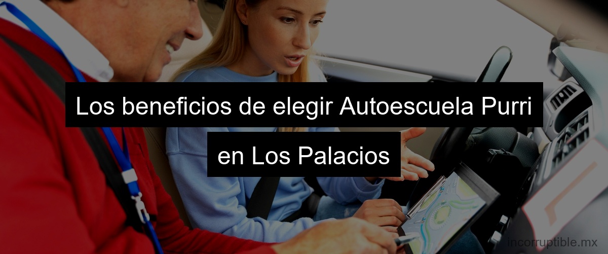 Los beneficios de elegir Autoescuela Purri en Los Palacios